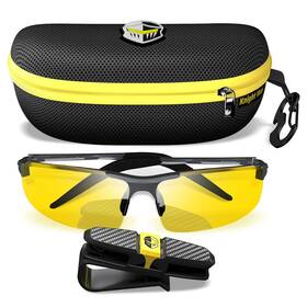 Blupond B089fwgxlc Night Driving Glasses For Men/women - Hd Yellow Vision Maximum Cl