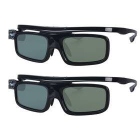 Ekylin 3dg-2 3d Glasses Active Shutter Rechargeable Eyewear For Dlp-link Projectors Co