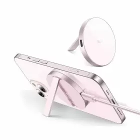 Esr 894240132876 Halolock Kickstand Wireless Charger Magsafe Compatible Pastel Pink Esr 894240132876 Halolock Kickstand Wireless Charger Magsafe Compatible Pastel Pink