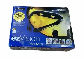 Th100 Ezgear Ezvision Video Iwear Glasses Simulates 50 Inch Screen Ipod Games