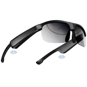 Gaxabi 649310128228 Smart Glasses Polarized Bluetooth Sunglasses With Speaker Voice Assistant