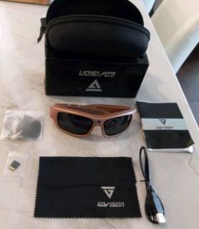 Govision 4215697kn Go Vision Pro 1080p Hd Sunglasses Sport Glasses New