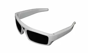 Gv-sol1440-wh Govision Sol 1080p Hd Camera Glasses Video Recording Sport Sunglasses With Bl