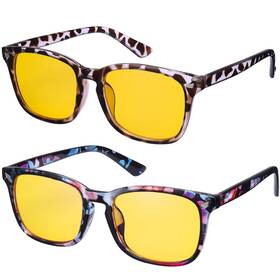 Guiqulai Ywdrjjdm6879 Night Driving Glasses For Women Men Anti Glare Polarized Yellow Lens V