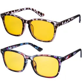 Ywdrjjdm6879 Guiqulai Night Driving Glasses For Women Men Anti Glare Polarized Yellow Lens V Ywdrjjdm6879 Guiqulai Night Driving Glasses For Women Men Anti Glare Polarized Yellow Lens V