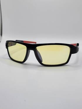 Gunnar L13-00101 Gaming Glasses Lightning Bolt 360 Amber Lens Eyeglasses Sunglasses Case