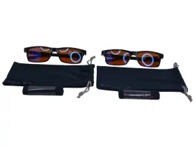 Ver-00112 Gunnar Lot Of 2 -vertex Blue Light Gaming Computer Onyx - Free Shipping