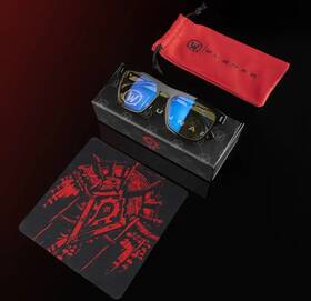 Gunnar Wow-00101 X World Of Warcraft Horde Edition Blue Light Filter Glasses - New/rare