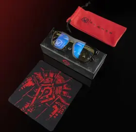 Wow-00101 Gunnar X World Of Warcraft Horde Edition Blue Light Filter Glasses - New/rare Wow-00101 Gunnar X World Of Warcraft Horde Edition Blue Light Filter Glasses - New/rare