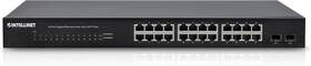 Intellinet Network Solutions 561044 24 Port Gigabit Ethernet Switch 2 Sfp Unmanaged Rackmount