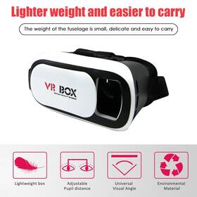 Jahy2tech 883148854878 Virtual Reality Vr Headset 3d Glasses With Remote For Android Ios Iphone Usa