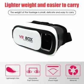 Jahy2tech 883148854878 Virtual Reality Vr Headset 3d Glasses With Remote For Android Ios Iphone Usa