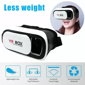 Jahyelec 772093503361 New Virtual Reality Vr Headset 3d Glasses With Remote For Android Ios Iphone