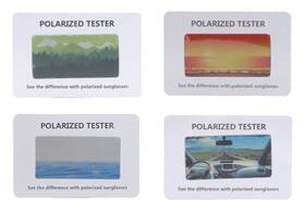 Juanbao Pure Life Lijunmaoyi001 4 Pcs Polarized Glasses Test Card Polarization Sunglasses Tester G