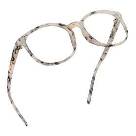 Lifeart La Fr Days Marble 0.00 Round Blue Light Blocking Glasses Computer Gaming