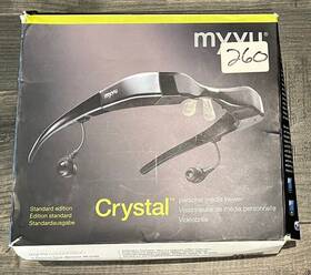 Myvu 858649100212 Crystal Personal Media Viewer Standard Edition Color Black