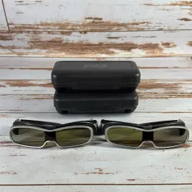 Ty-ew3d10mk1 Panasonic 3d Active Shutter Glasses Black For Dvd/blu-ray Player