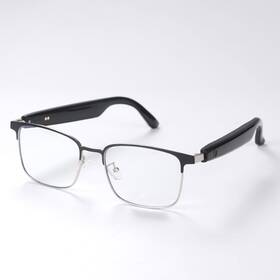 Piluyaa Yj-gs-06-c-silver Smart Glasses Bluetooth Audio Sunglasses For Men Women With Dual Ster