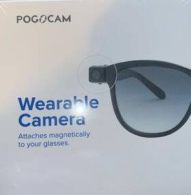 Pogotec 818654020004 New Sealed Eyeglass Camera Pogocam Wearable Magnetic