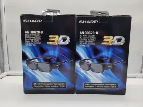 An-3dg20-b Sharp 3d Glasses Rechargeable For Tv Home Theater Lot Of 2 Japan An-3dg20-b Sharp 3d Glasses Rechargeable For Tv Home Theater Lot Of 2 Japan