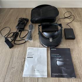 Sony Hmz-t3w Personal 3d Viewer Head Mounted Display With All Accessories