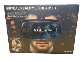 Utopia 360 816983014602 Virtual Reality 3d Headset Retrak Works With Smartphones New