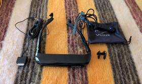 Vuzix 187774000143 Iwear Av310 Widescreen Video Eyewear Watch Read Powers Up