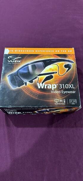 Vuzix 311t00011 2009 Wrap 310 Video Eyewear Widescreen 16 9 For Dvd Phone Camera Pc Gb24