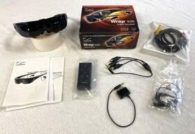 Vuzix 329t00011 Wrap 920 Video Eyewear With All Accessories And Manuals Tested Works Great