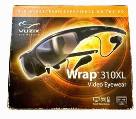 Vuzix Mp0003204-a Wrap 310xl Widescreen Video Eyewear Glasses Minor Cosmetic Defects