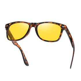 Wzerry 755205107602 Night Vision Glasses Polarized Anti-glare Hd Driving Yellow Fo