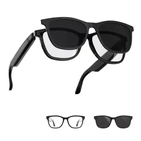Gs05 Zhifuna Smart Glasses With Bluetooth 2-in-1 Magnetic Sunglasses Blue Light Blocking Gs05 Zhifuna Smart Glasses With Bluetooth 2-in-1 Magnetic Sunglasses Blue Light Blocking