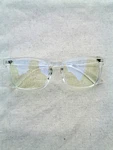 Maxjuli Blue Light Blocking Glasses 6001-007-C Crystal Clear Square Frame Pre-owned. Price: $13.00.
