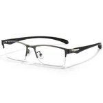 Anrri Blue Light Glasses For Men Semi Rimless Rectangle Grey Medium, New. Price: $38.43.