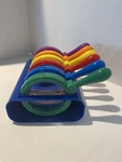 Learning Resources Jumbo Magnifiers With Stand - Set Of 6 Used. Price: $29.99.