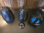 Speco SP6PTB 6.5 7025V Weather Resistant Pendant - 3 Speakers Black Used. Price: $135.00.