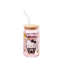 Silver Buffalo Hello Kitty Halloween Tumbler Skeleton Glass Jar Bamboo Lid 16OZ New. Price: $37.99.