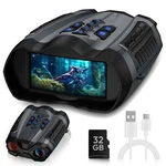 Warmtuyo Night Vision Goggles, 4K Binoculars With Camera, 3.5" Hd Display New. Price: $161.37.