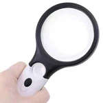 50X Magnifying Glass Handheld Magnifier 3 Led Light Reading Lens Jewelry Loupe New. Price: $5.49.