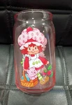 Rare Strawberry Shortcake Glass Tumbler 16OZ Jar Silver Buffalo Used. Price: $24.99.