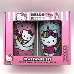 Hello Kitty Unicorn Glassware Set Two 16 Oz Silver Buffalo Glasses 2024 Sanrio New. Price: $13.99.