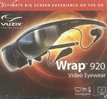 Vuzix Wrap 920 Video Eyewear With Accessories And Manuals Open. Price: $200.00.
