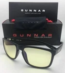 New Gunnar Computer Glasses Intercept 58-17 Onyx Black Frame Amber Yellow Lenses. Price: $79.99.