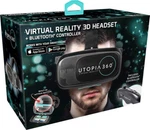 Retrak Utopia 360 Virtual Reality Headset With Bluetooth Controller Open. Price: $16.99.