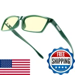 Gunnar Vertex Moss Amber Gaming Glasses - Blue Light Blocking, Relieves Dry Eyes New. Price: $72.30.