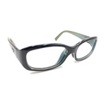Maui Jim Black Light Blue Rectangle Oval Eyeglasses Frames Designer Women Pre-owned. Price: $59.99.
