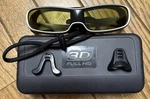 Panasonic TY-EW3D10 Full Hd Glasses With Case, Lanyard And Two Nose Bridge Used. Price: $28.00.