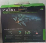 Nvidia 3D Vision 2 Wireless Glasses Kit Pc Games Photos Movies Black Usb Unseald Open. Price: $317.99.