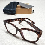 Jim Halo Blue Light Blocking Glasses Tortoiseshell New Pkg Women's Oversized. Price: $8.00.