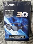 Sharp AN-3DG20-B Glasses Rechargeable For Tv Home Theater New. Price: $28.99.